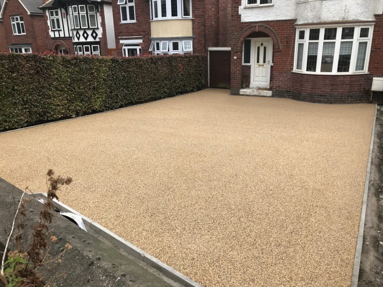 brand-new driveway and parking in South Yorkshire